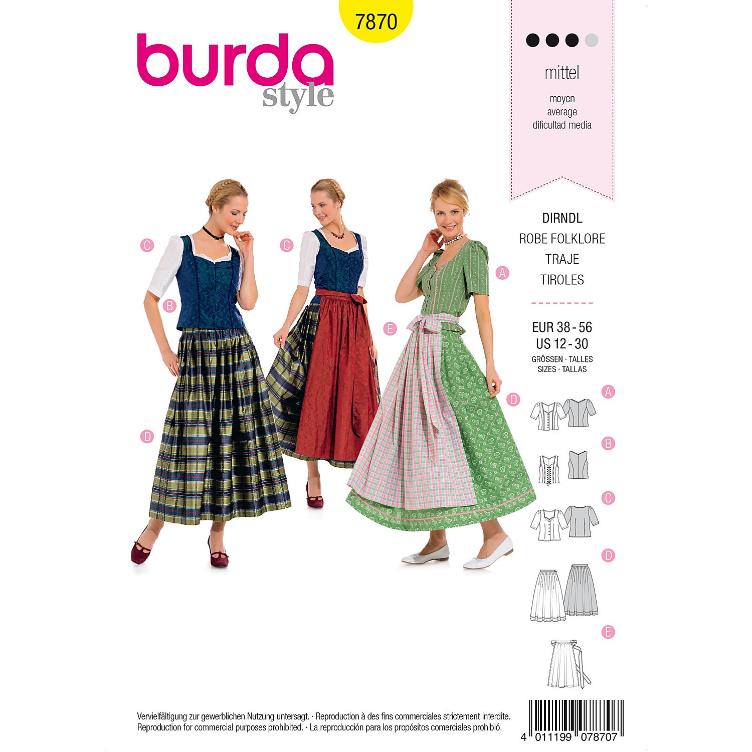 burda Schnitt 7870 