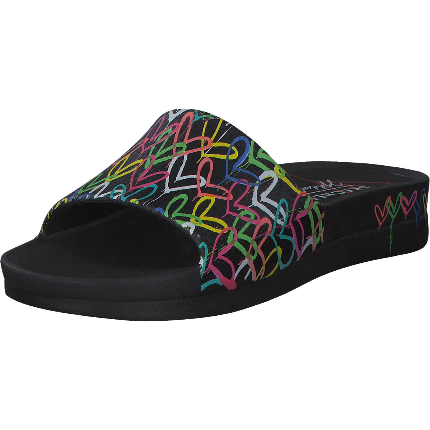 Skechers 111327, Badelatschen, Damen, Schwarz