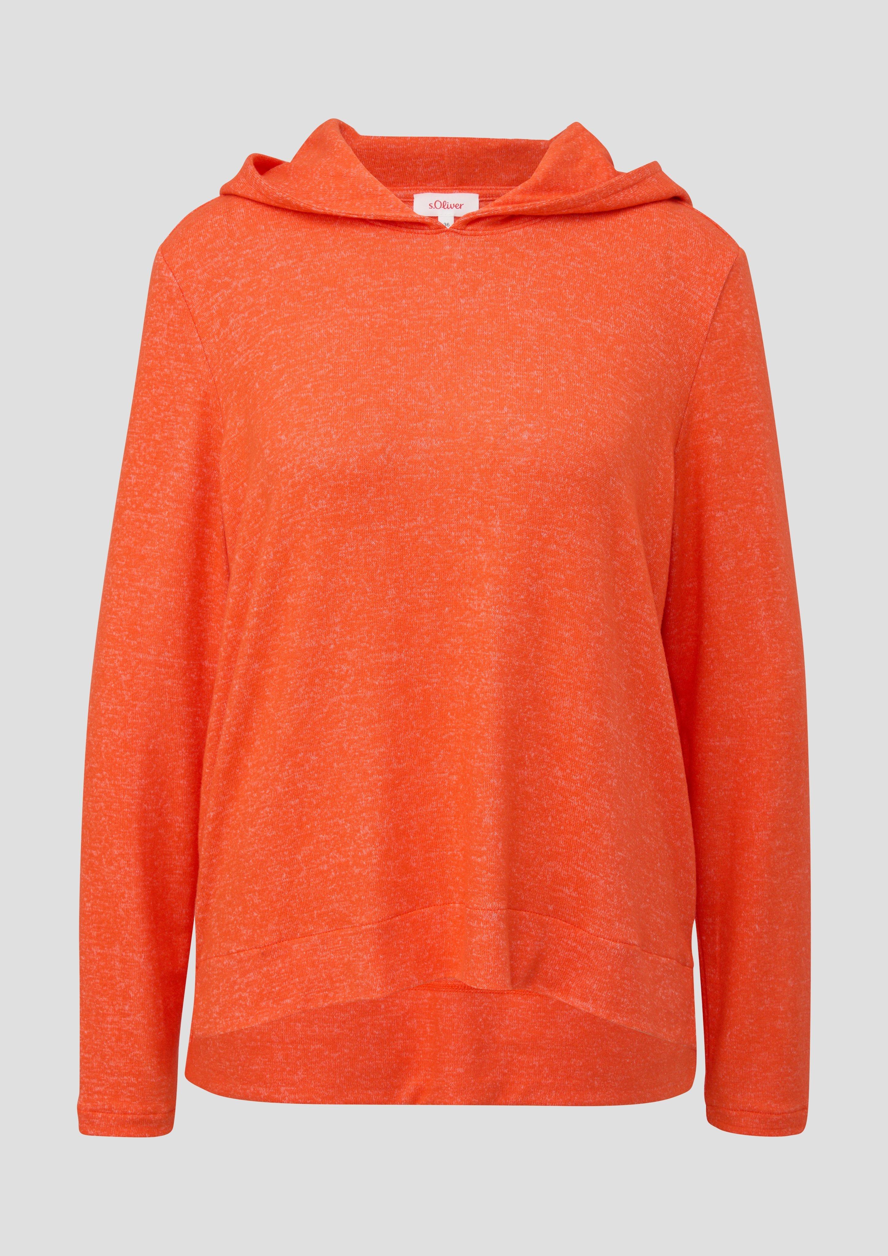 Kapuzen-Longsleeve aus Viskosemix  2139876-25W9