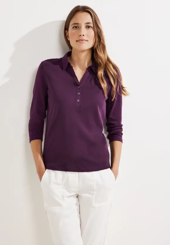CECIL Shirt mit Polokragen
