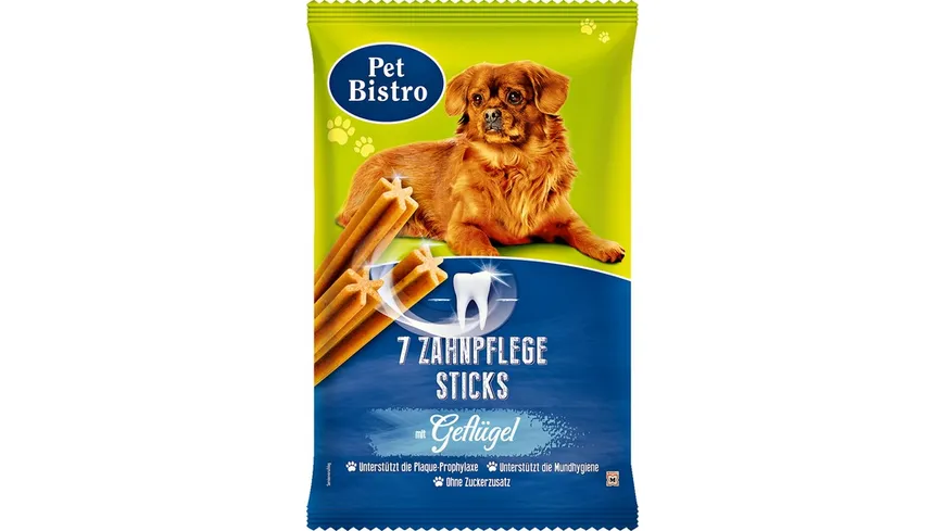 Pet Bistro Hundesnack Zahnpflege Sticks mit Geflügel