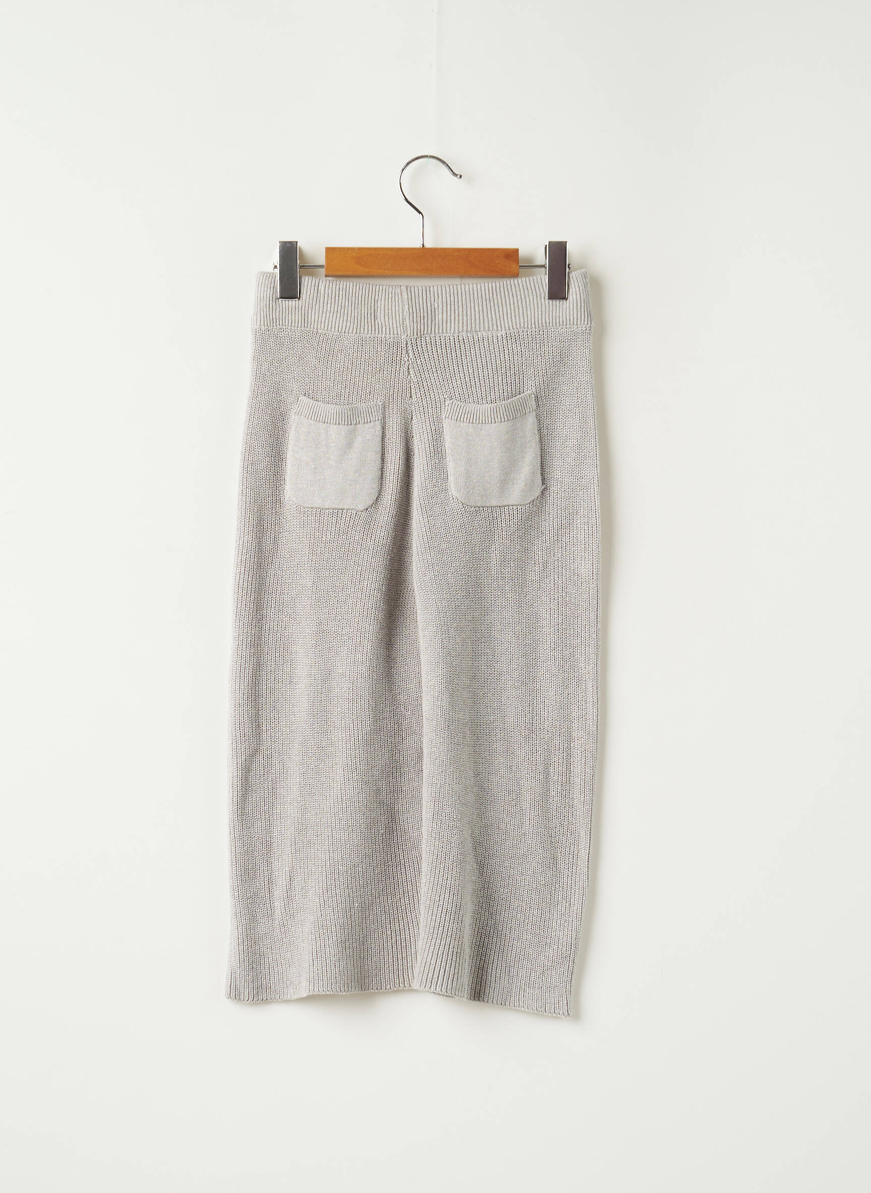 Mango Pantalons Larges Fille couleur gris