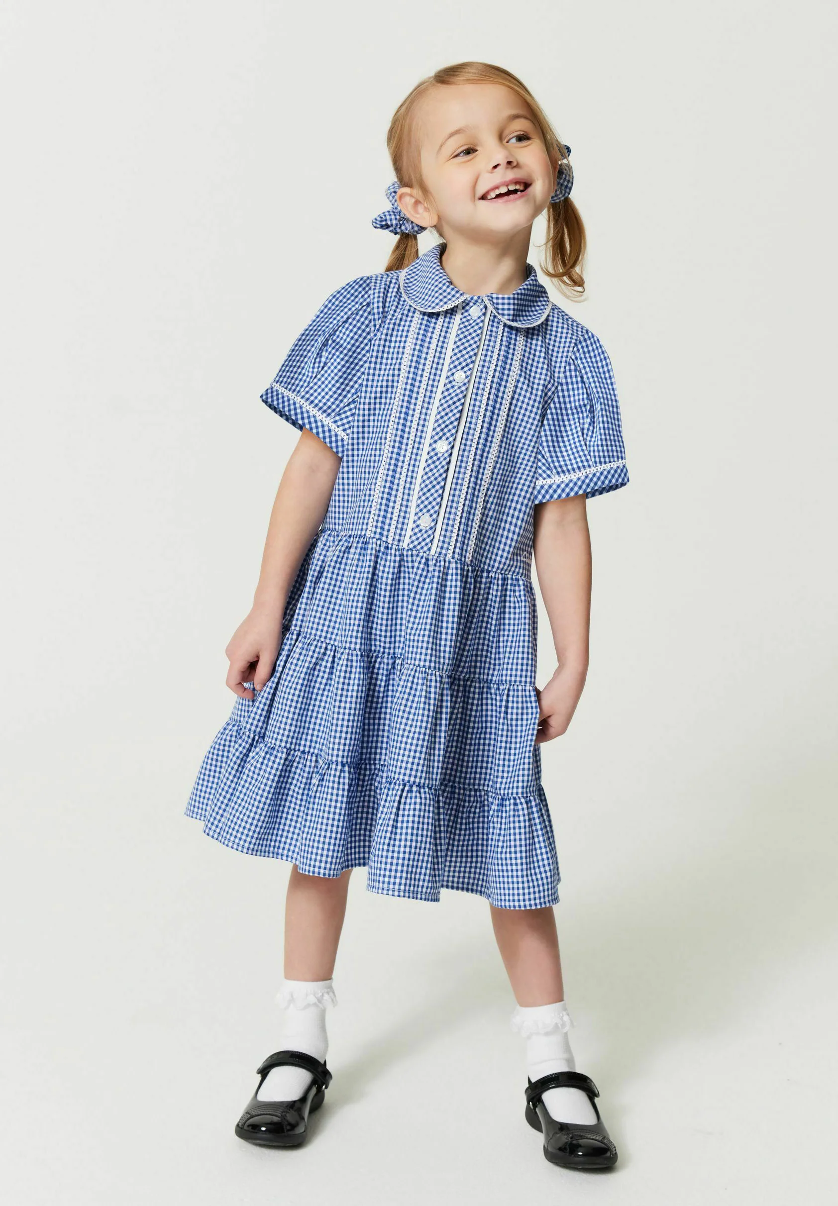 Clarks CONJUNTO DE COLEGIO Y COLLAR DE GUINGA - Vestido camisero