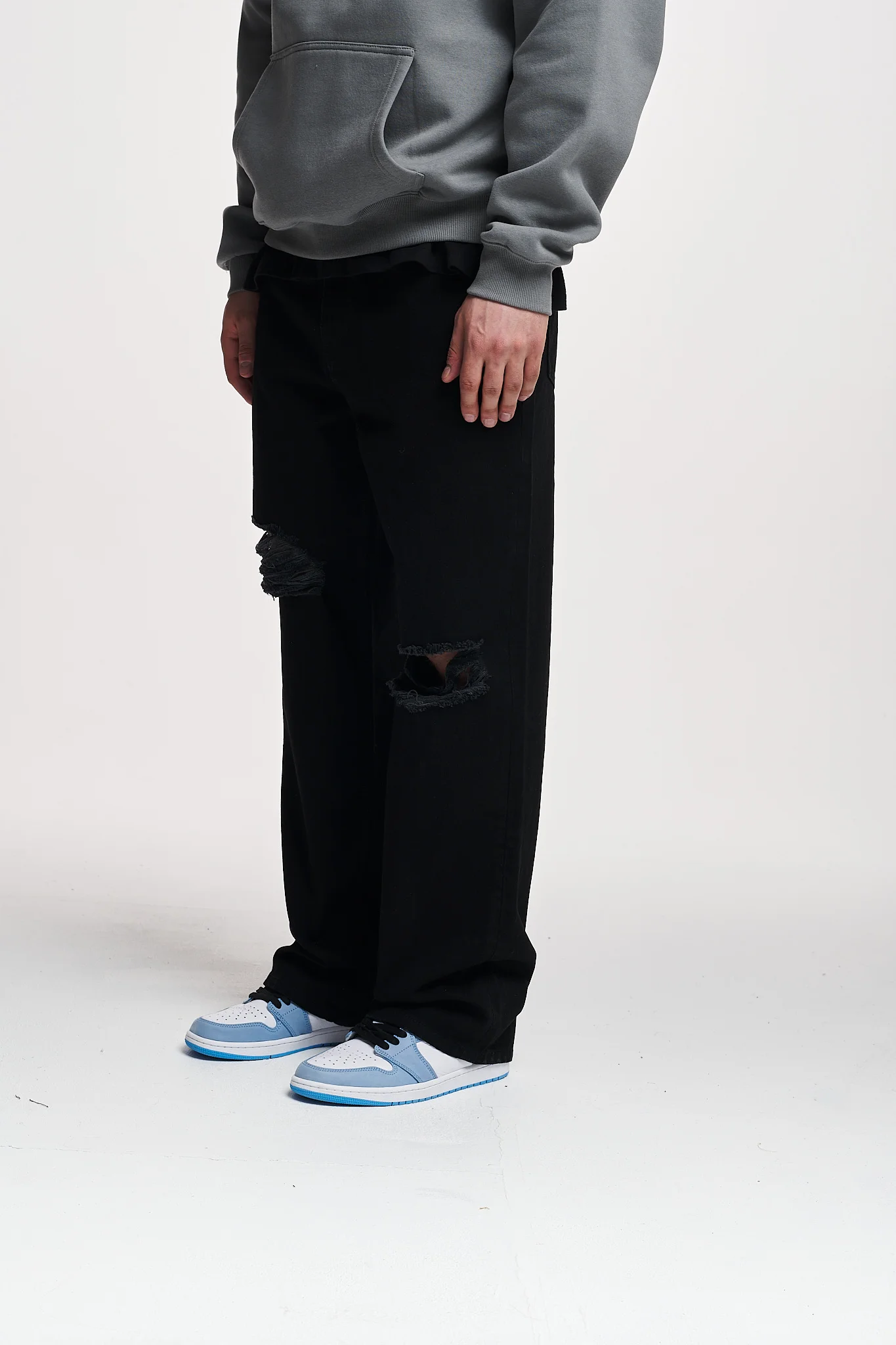 2Y Studios ANDUIN RIPPED BAGGY - Vaqueros holgados