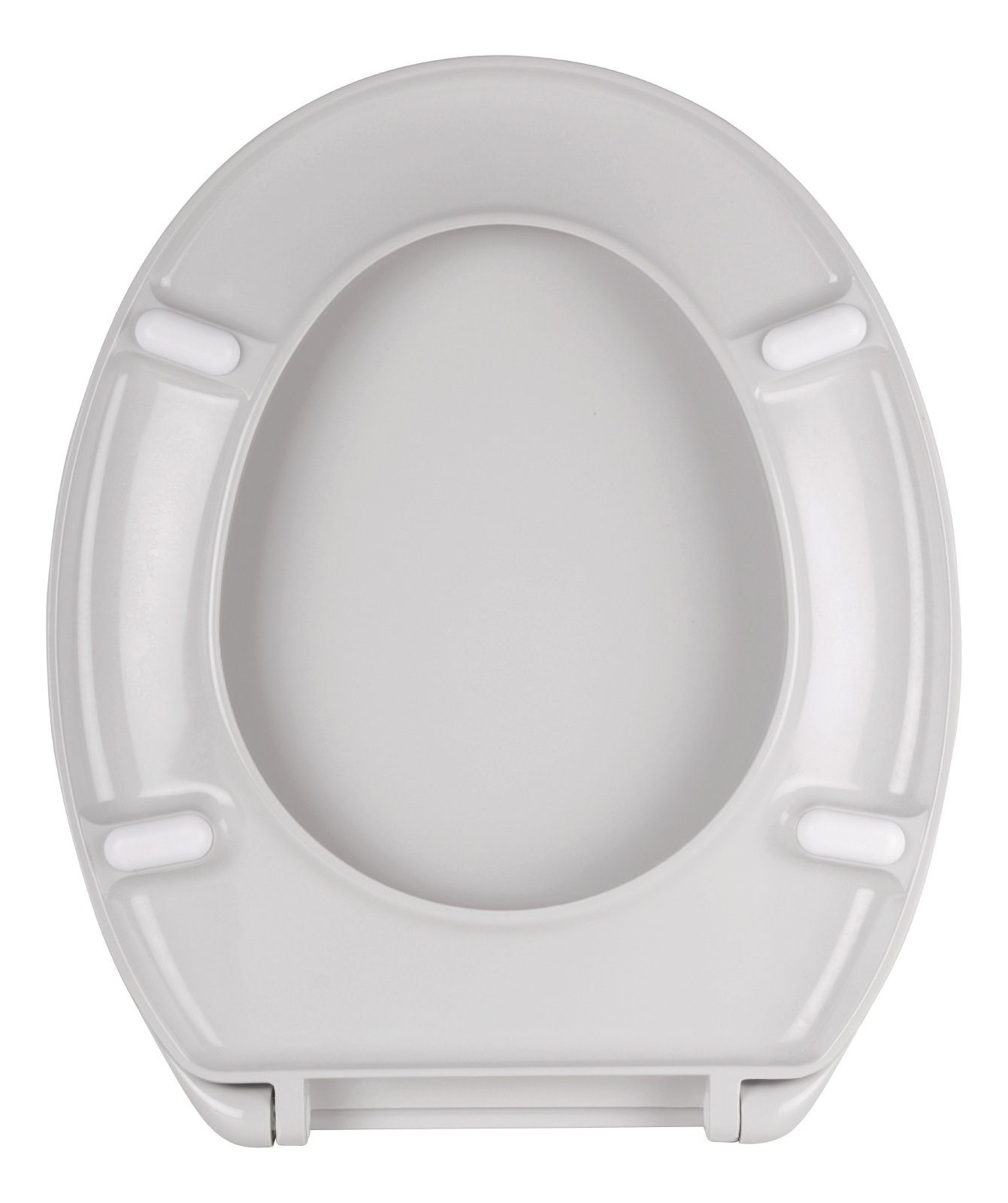 aquaSu WC-Sitz Siena, Manhatten-Grau, Duroplast, Kunststoff-Befestigung, 400497