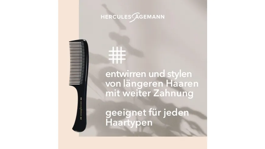 HERCULES Sägemann Griffkamm Naturkautschuk