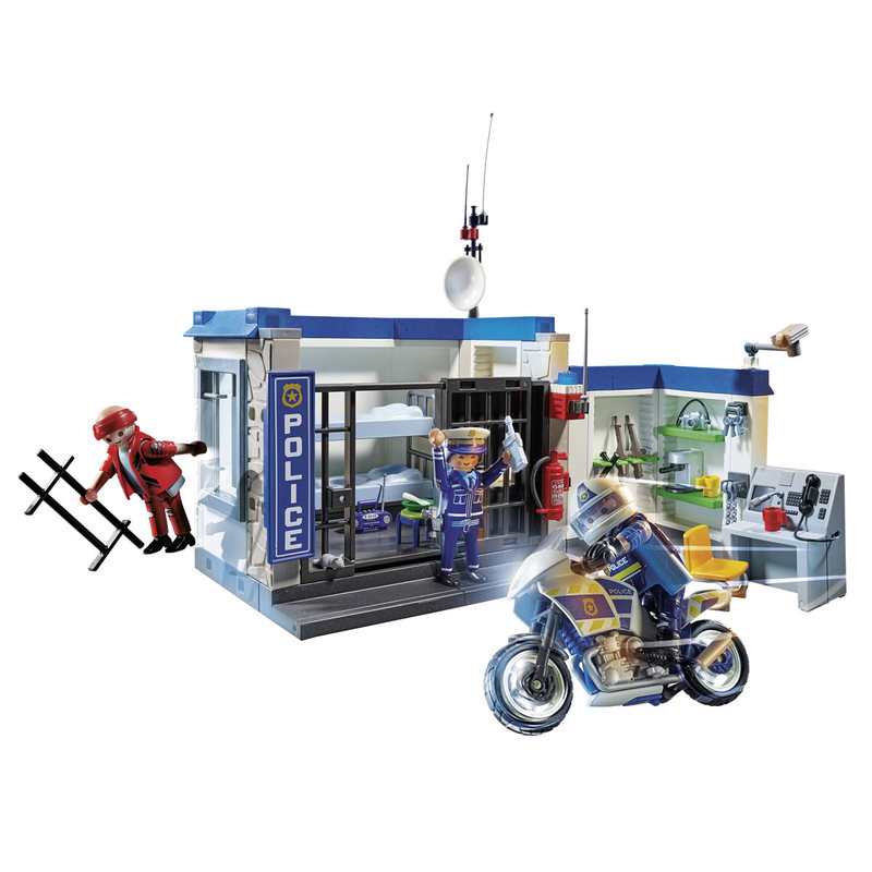 70568 Police Poste de police et cambrioleur Playmobil City Action