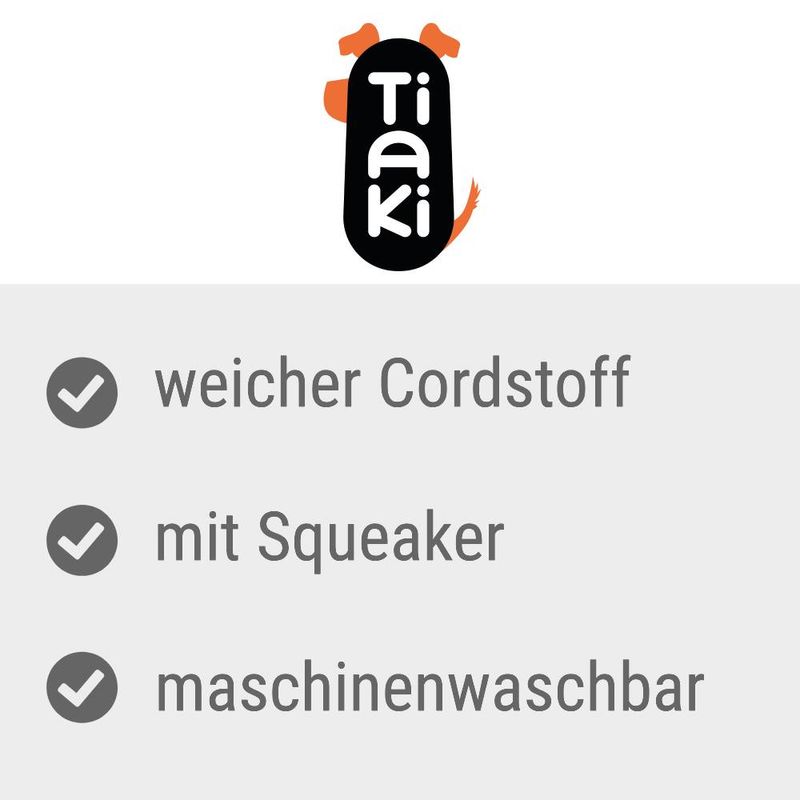 TIAKI Hundespielzeug Eli Corduroy zu TOP-Preisen