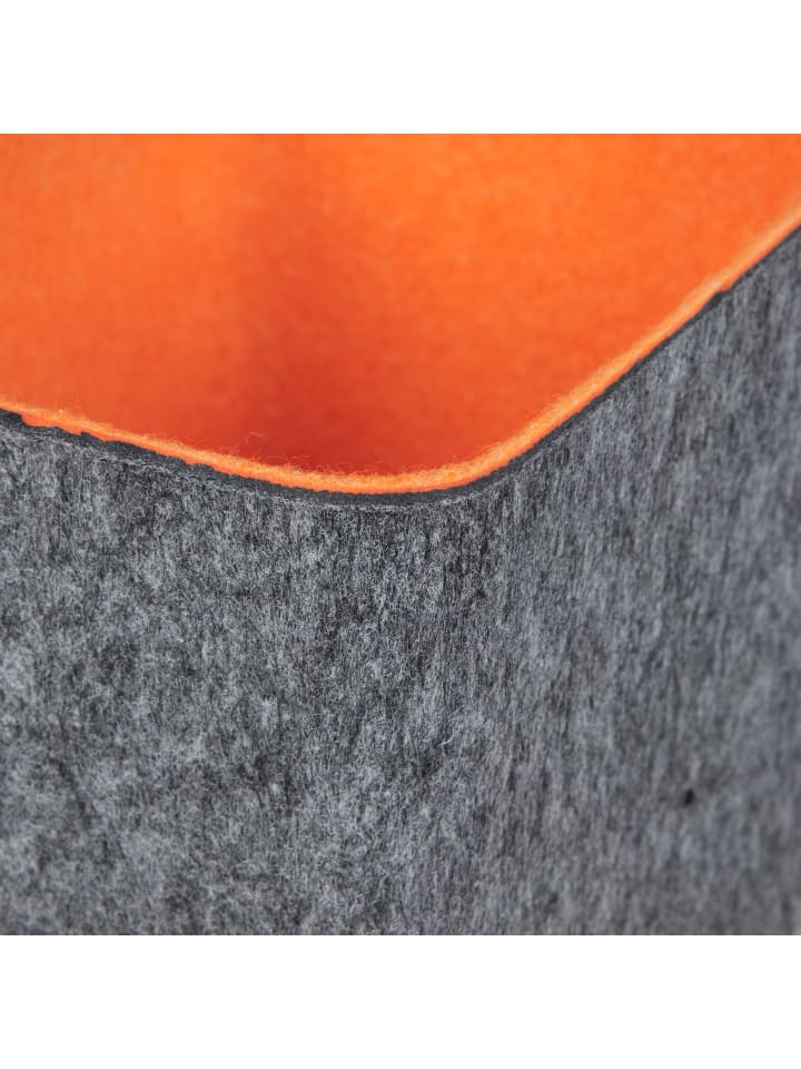 relaxdays 5 tlg. Schubladenorganizer in Grau/ Orange günstig kaufen onesize