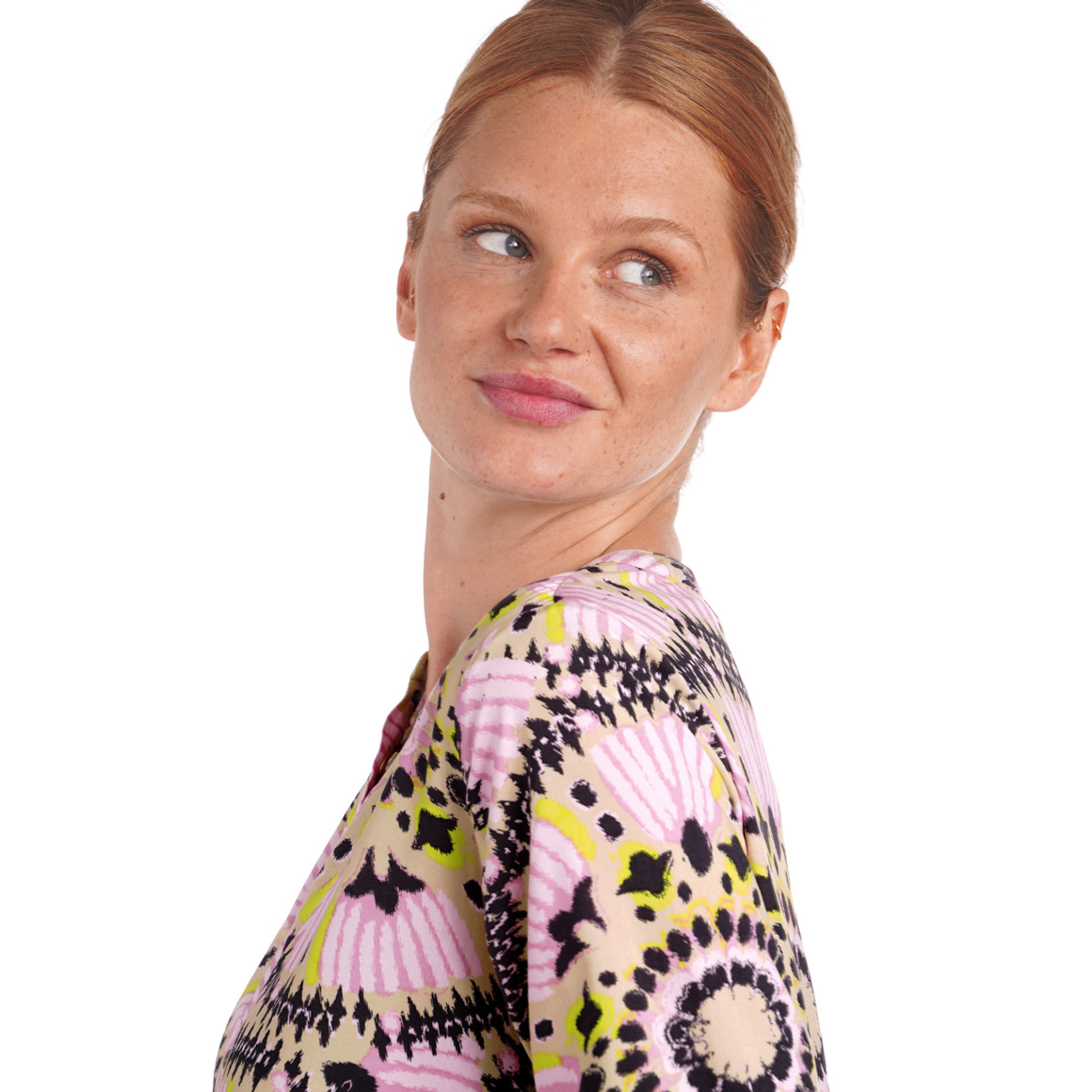 Damen Kleid mit Allover-Print