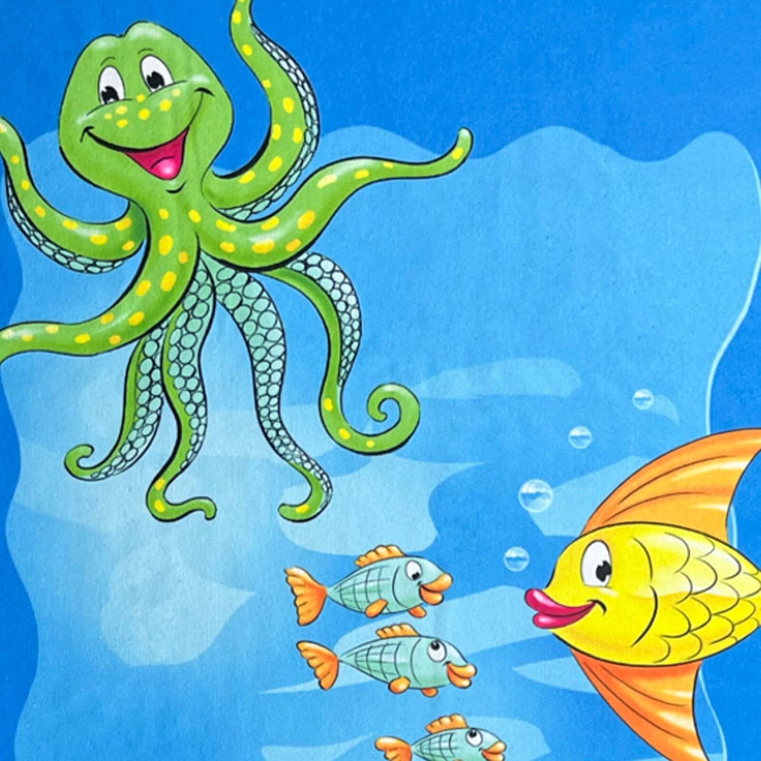 ESPiCO Strandtuch Unterwasserwelt 75x150 cm, Frottee (1-St), Meer, Fische, Krake, Muschel