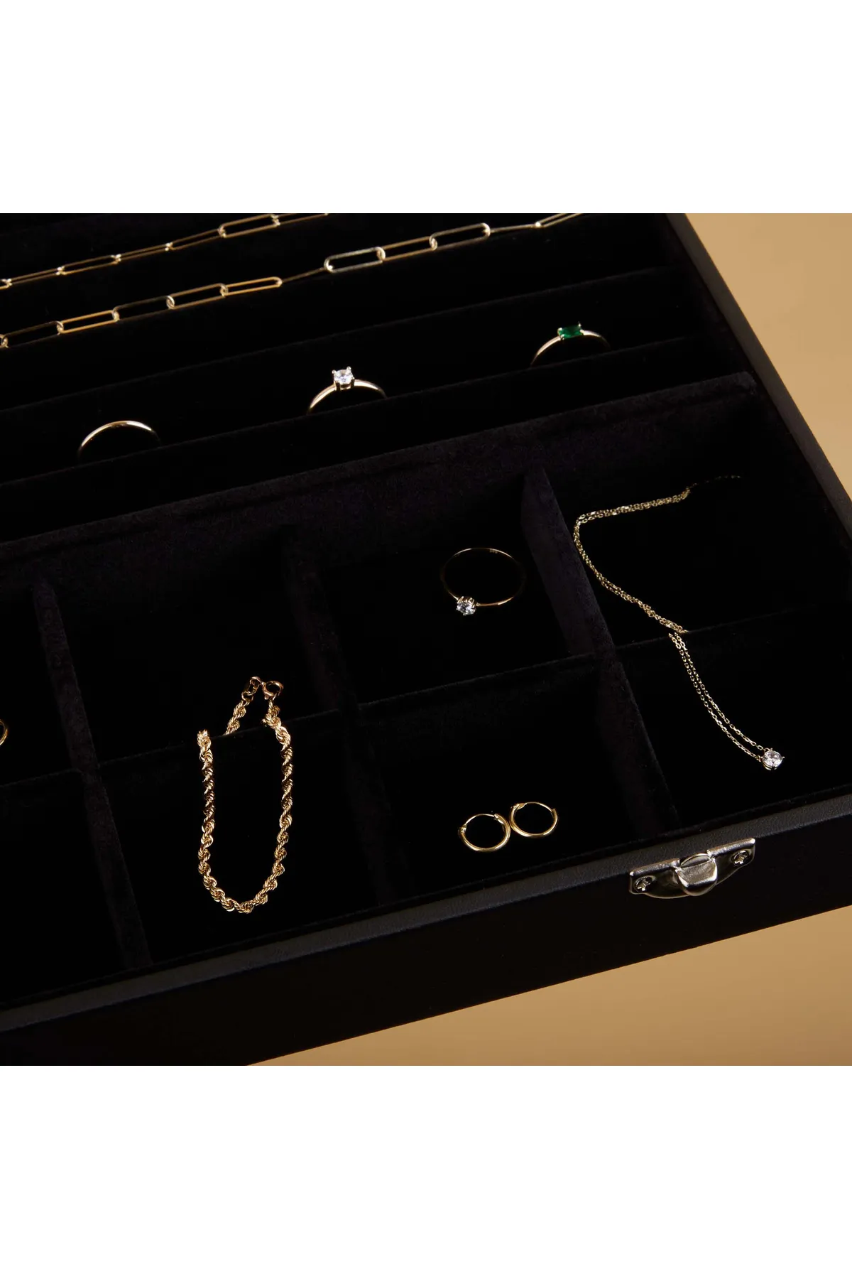 Isabel Bernard  Cadeau D'isabel Damen Schmuckkästchen Schwarz Ibjb202005