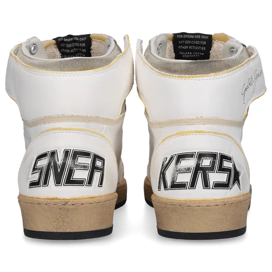 Golden Goose - Sneaker high SKY STAR Kalbsleder - weiß