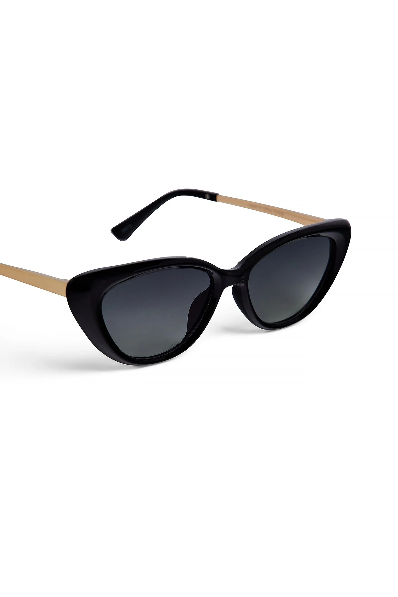 Metal Detailed Cateye Sunglasses