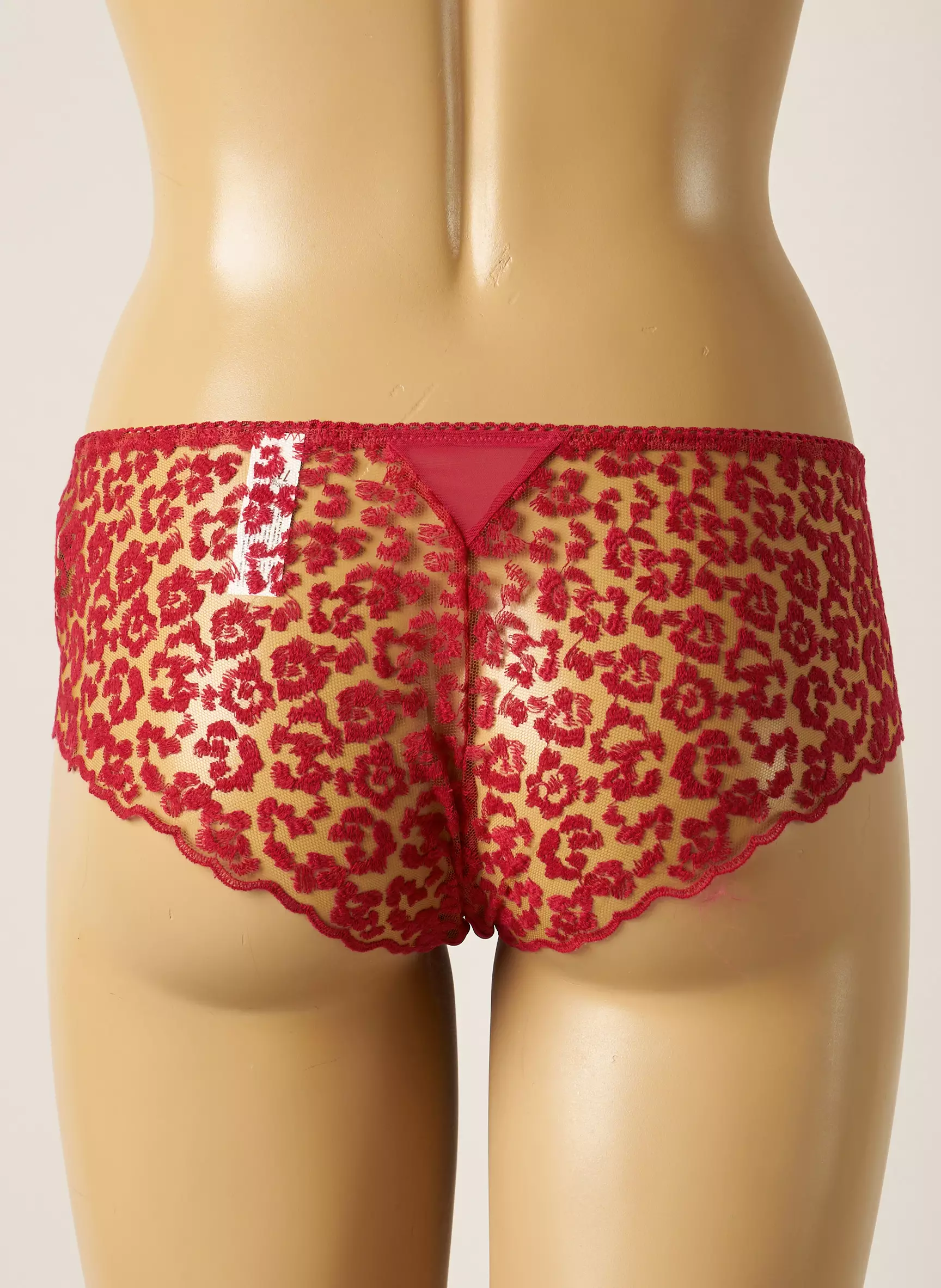 Simone Perele Shorties Femme couleur rouge