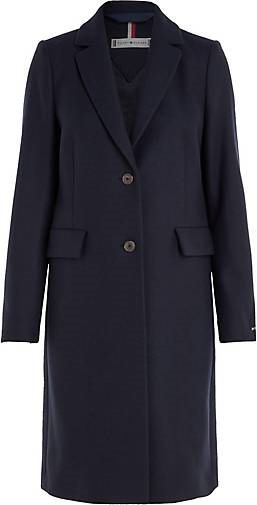 TOMMY HILFIGER Damen Mantel mit Wolle und Kaschmir WOOL BLEND CLASSIC COAT