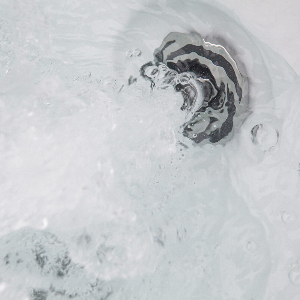 Home Deluxe Outdoor Whirlpool WHITE MARBLE PURE