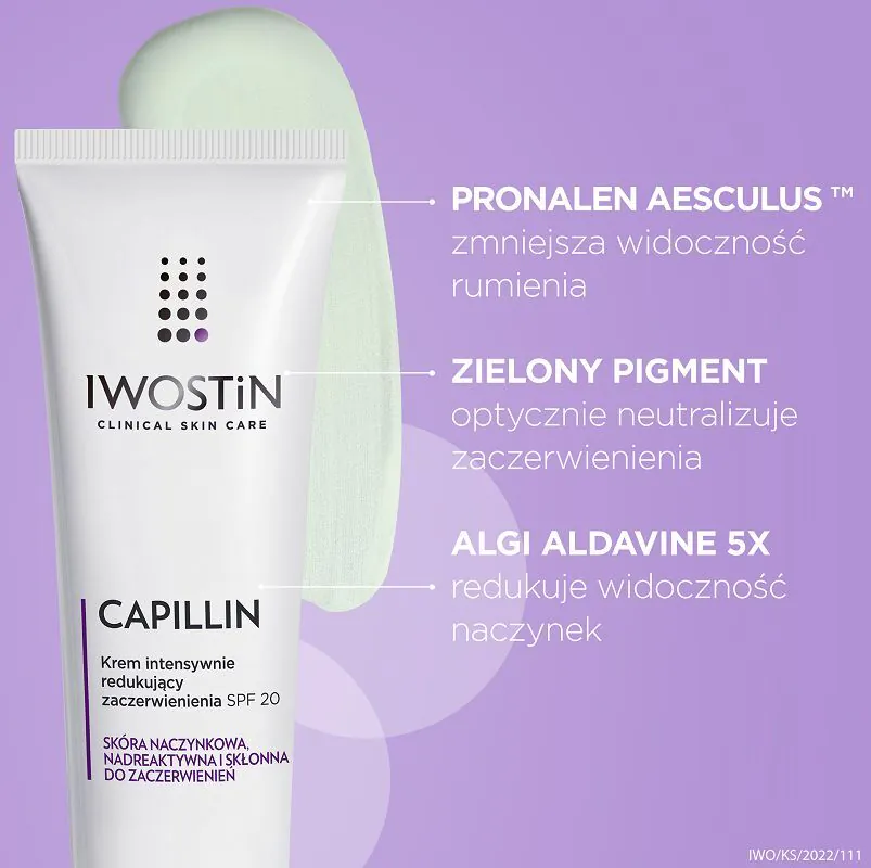 Iwostin Capillin intenzivna krema za smanjenje crvenila SPF 20