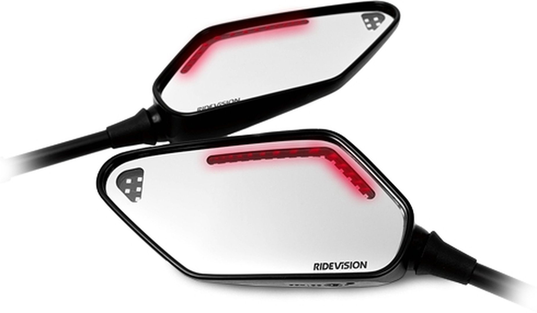 Ride Vision Motorrad-Additiv 2 Pro mit LED Spiegel Fahrerassistenzsystem