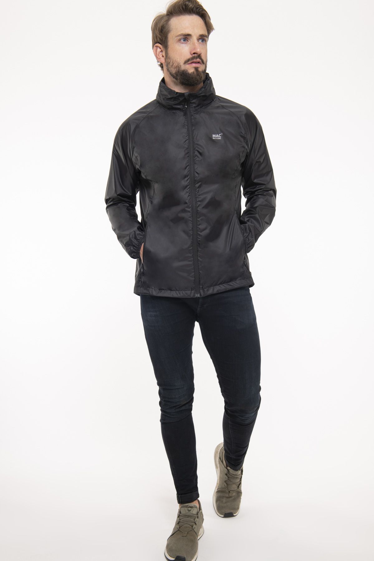 Mac in a Sac Schwarz Unisex Regenjacke