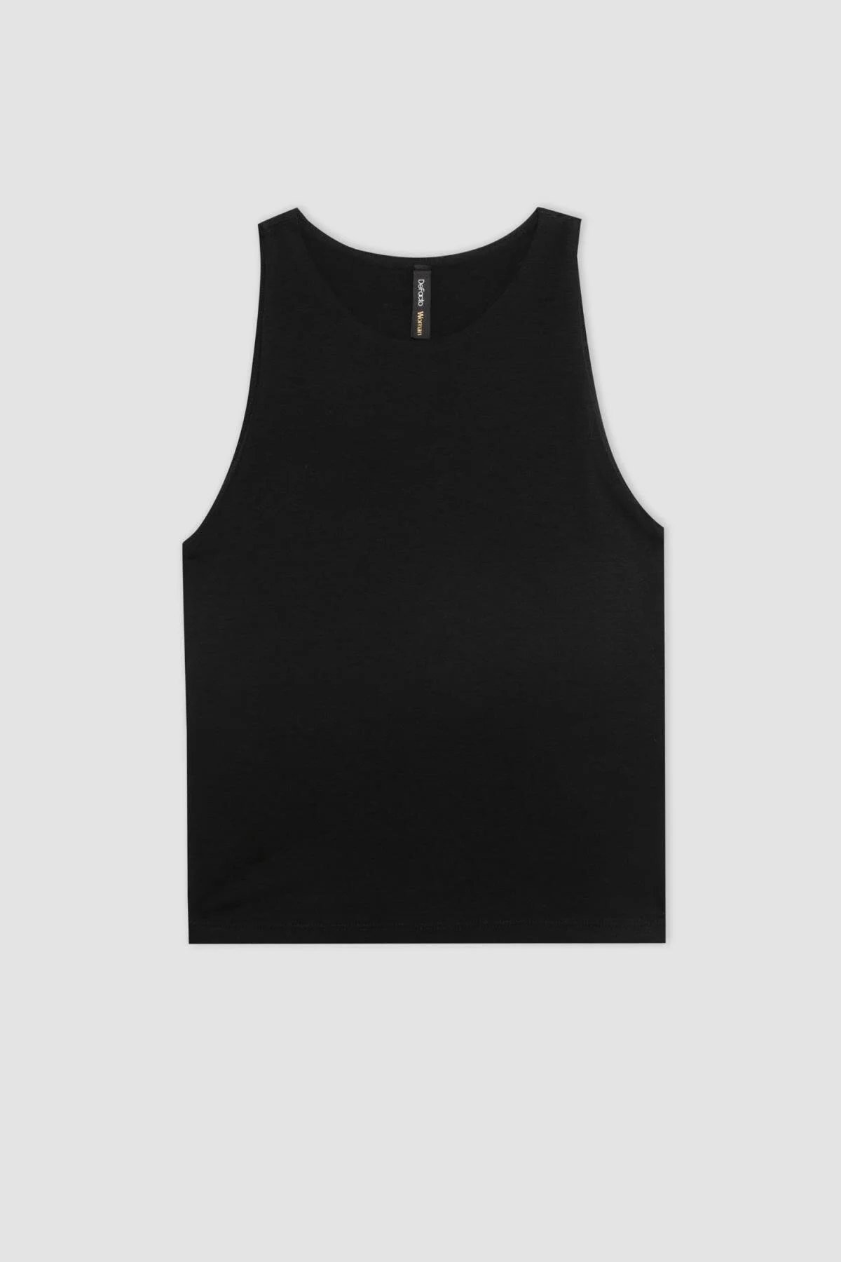 DeFacto  Slim Fit Neckholder-Kragen Schwarz Athlete C3866ax24sp