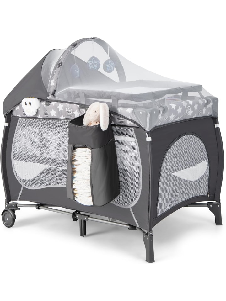COSTWAY 5 in 1 Babybett in Grau günstig kaufen 102 cm