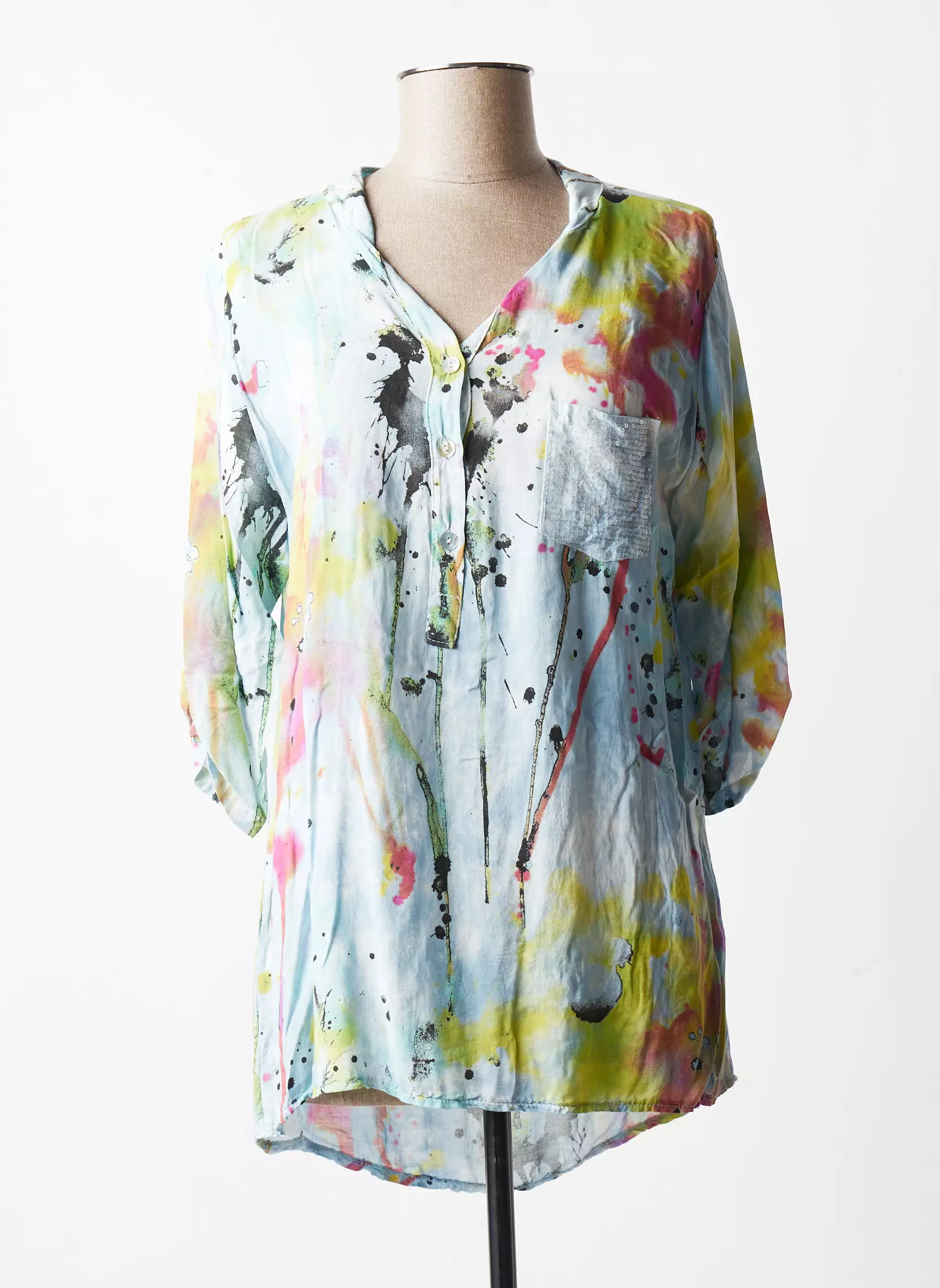 Quattro Blouses Femme couleur bleu