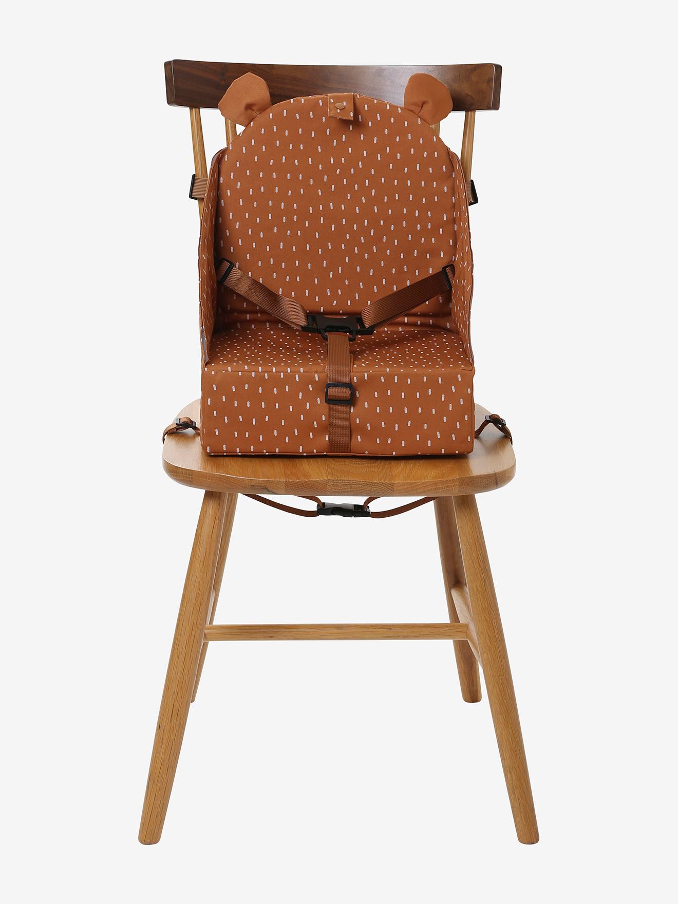 Rehausseur de chaise rayé blanc