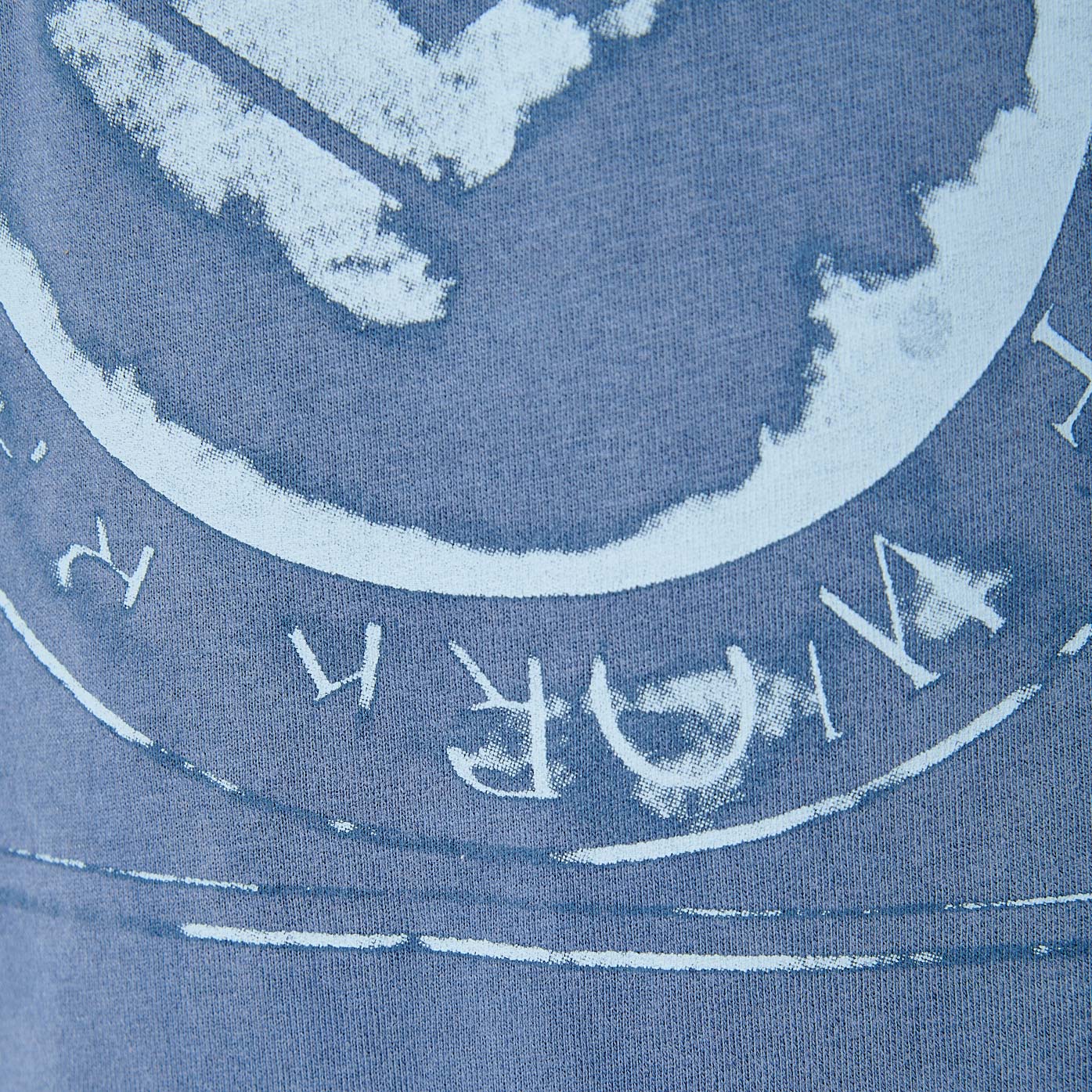 SAUL   T-shirt bleu Homme en 100% coton