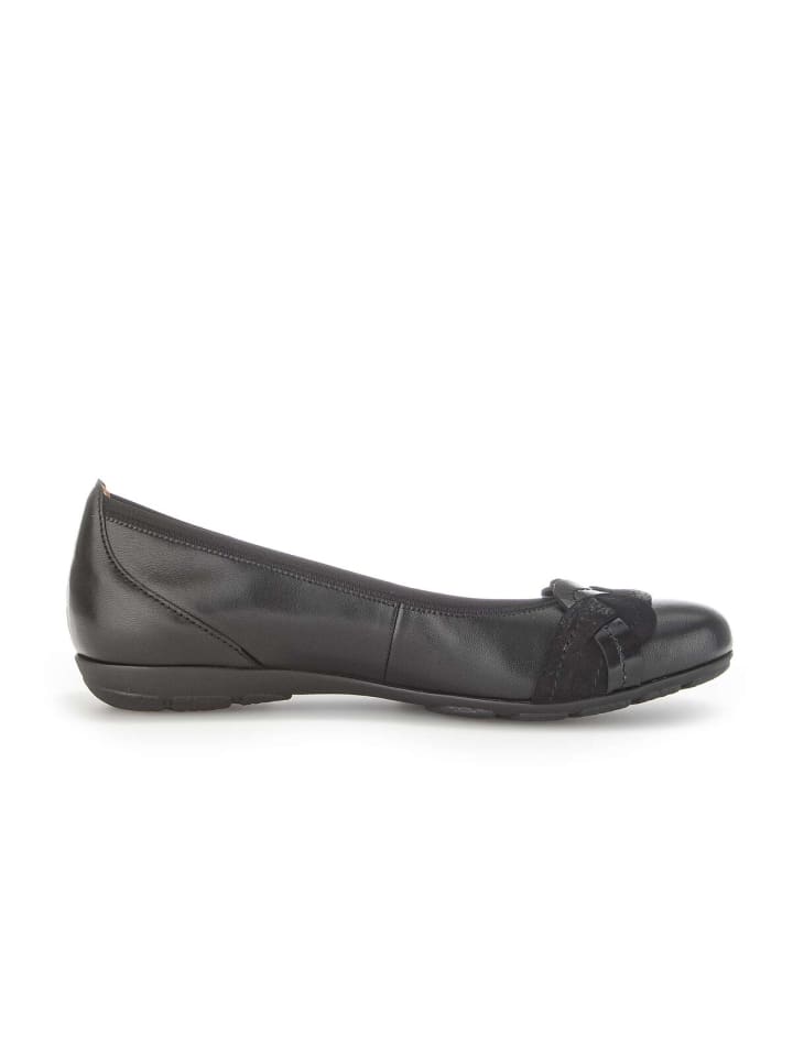 Gabor Fashion Elegante Ballerinas in schwarz günstig kaufen 40,5
