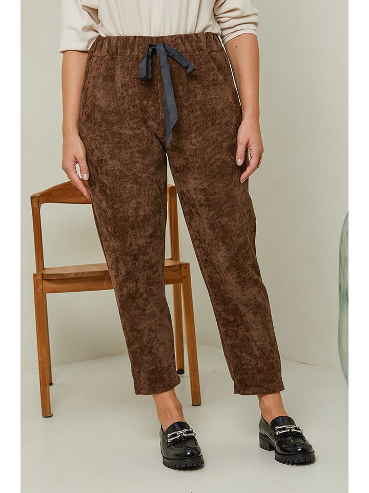 Curvy Lady Hose in Braun günstig kaufen