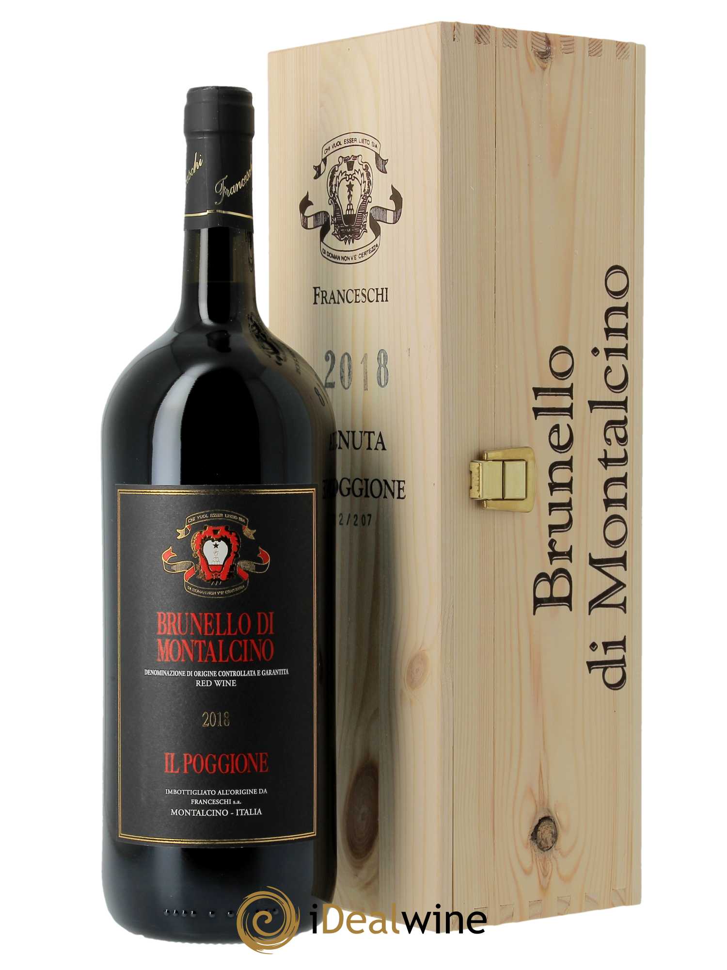 Brunello di Montalcino DOCG Il Poggione Lavinio Franceschi  2018 - Lot de 1 Magnum
