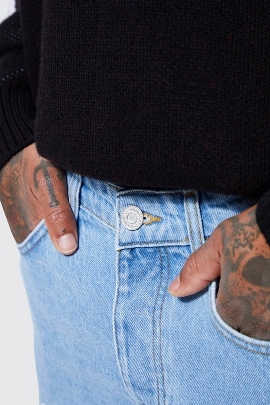 Slim-Fit Schlagjeans