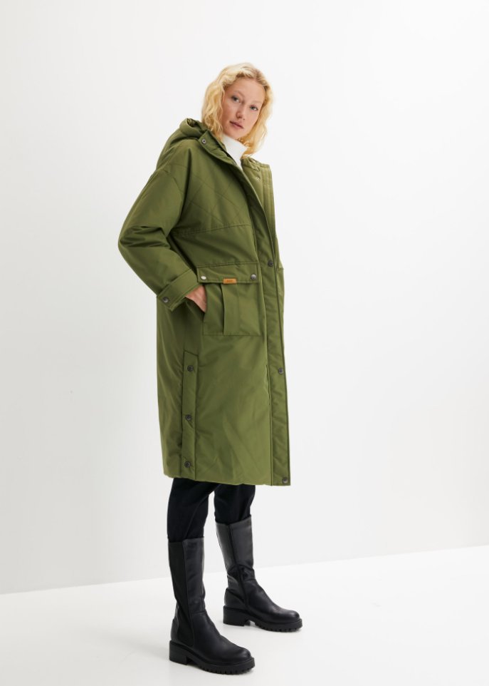 Winter-Parka, gefüttert, oversized