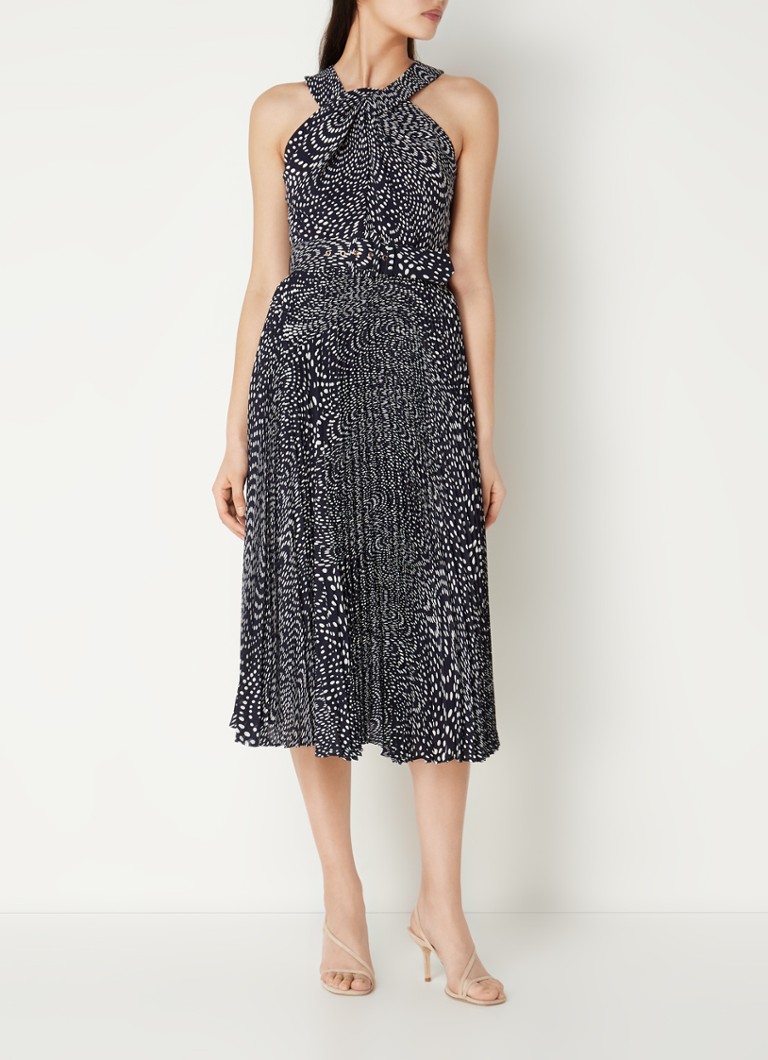 Vestido Phase Eight Petite Elsie en azul marino/marfil