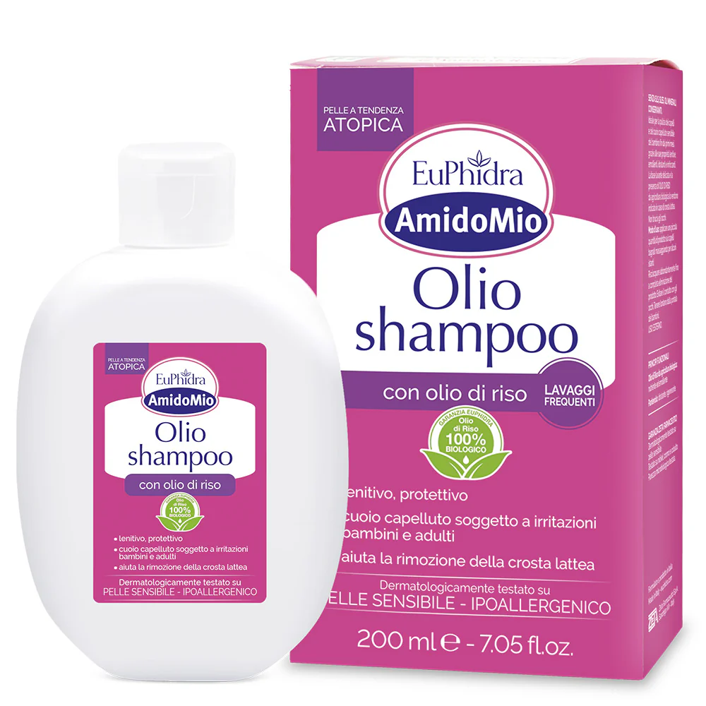 Champú Amido Mio Olio - Champú suave, tratamiento para bebés, productos para niños