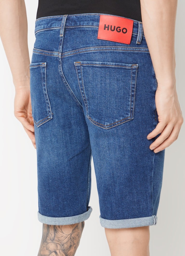 Szorty jeansowe HUGO BOSS Slim Fit