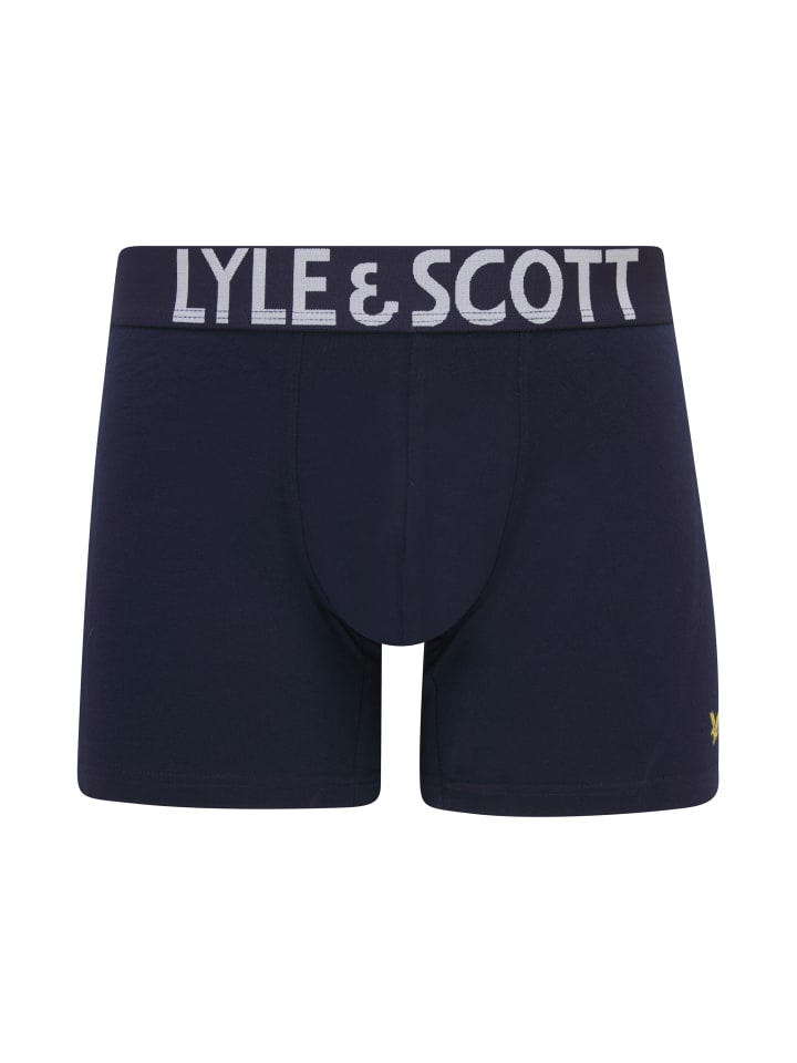 Lyle & Scott Trunks 3-Er Set in Türkis/Meliertes Hellgrau/Dunkelblau günstig kaufen