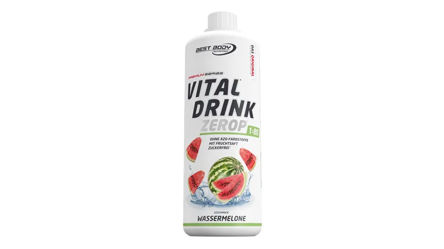 BEST BODY VitalDrink Getränkekonzentrat Wassermelone 1000 ml