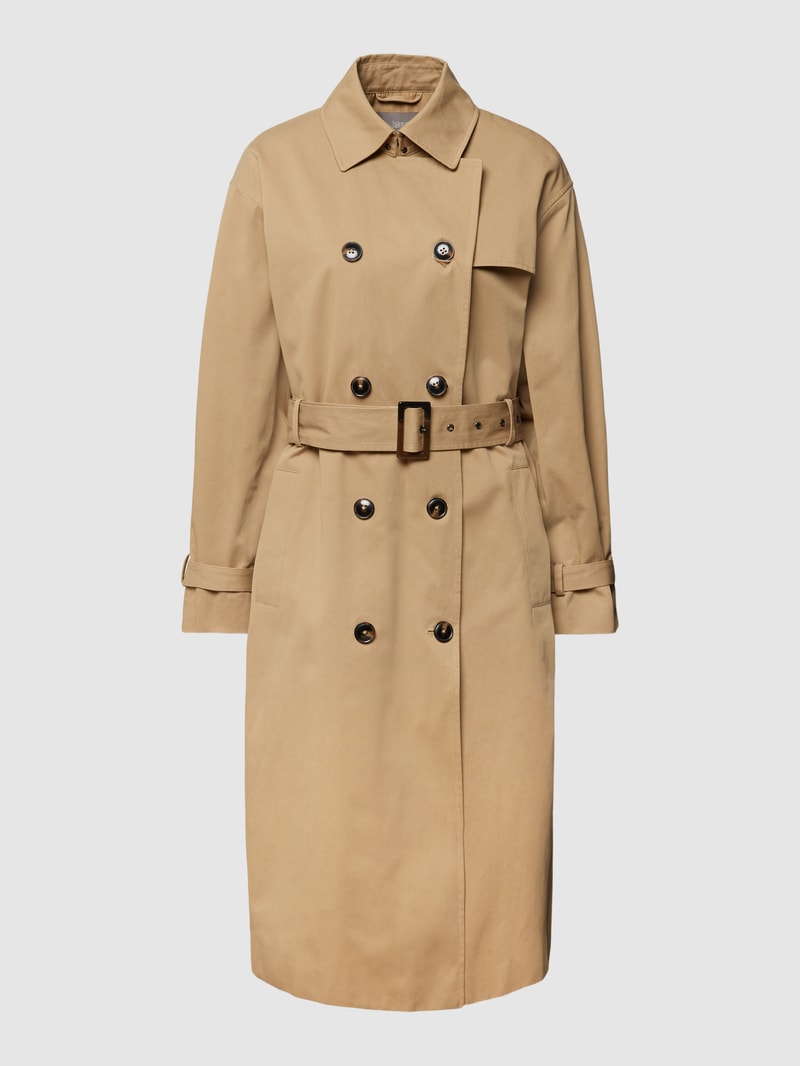 Trenchcoat mit Reverskragen in sand