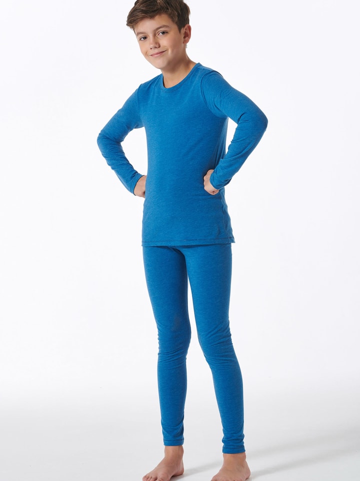 Schiesser Lange Unterhose Active in Blau günstig kaufen
