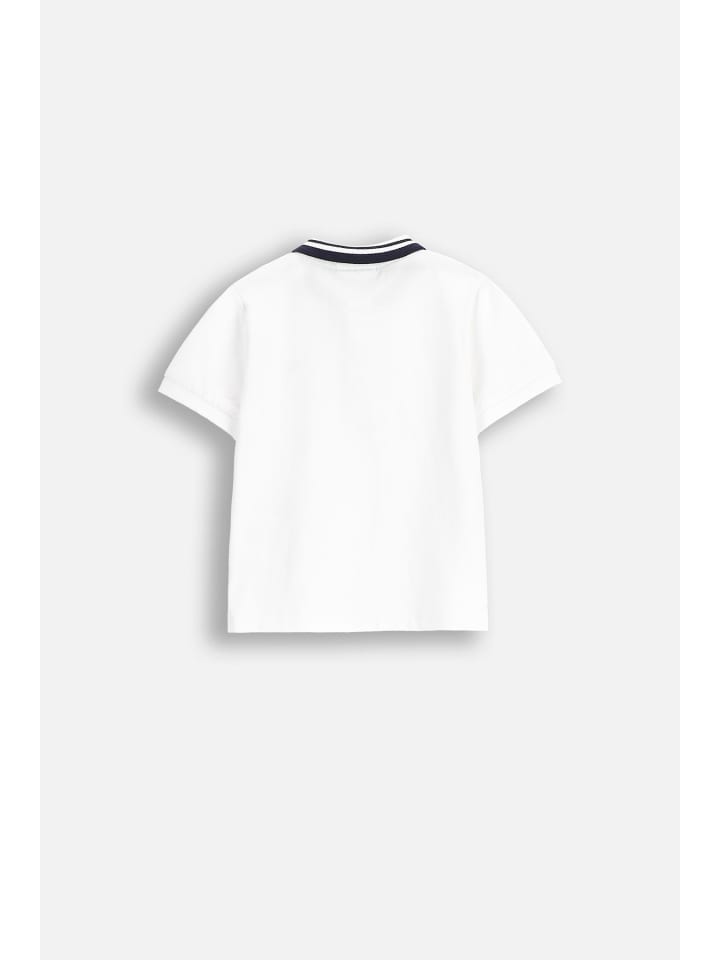 Coccodrillo T-Shirt mit kurzen Ärmeln in weiß günstig kaufen