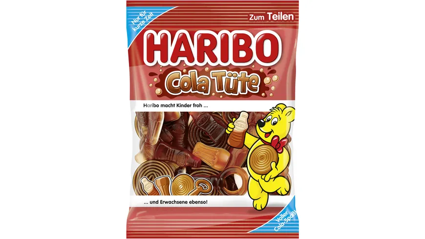 Haribo Fruchtgummi Cola Tüte 175 g