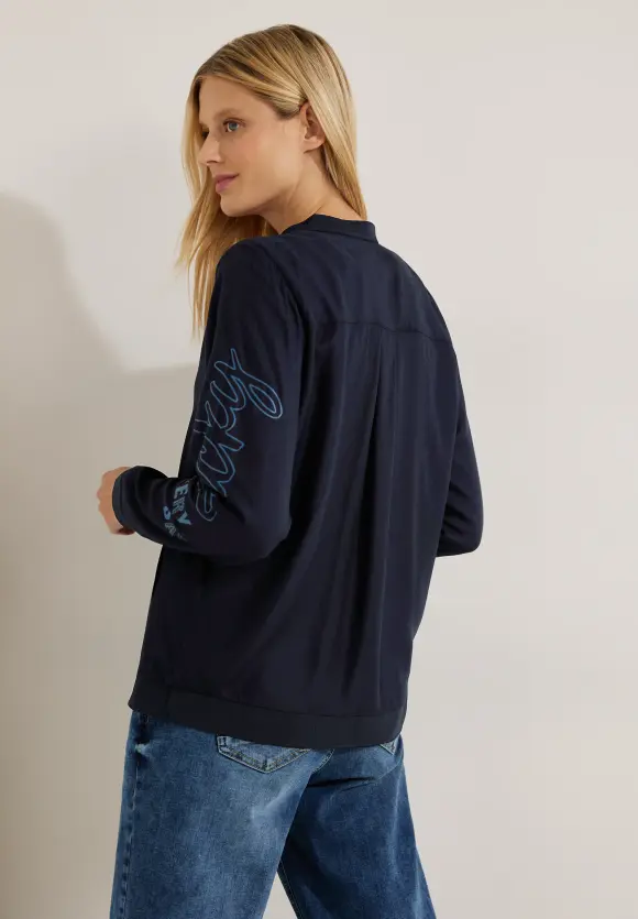 CECIL Bluse mit Reißverschluss
