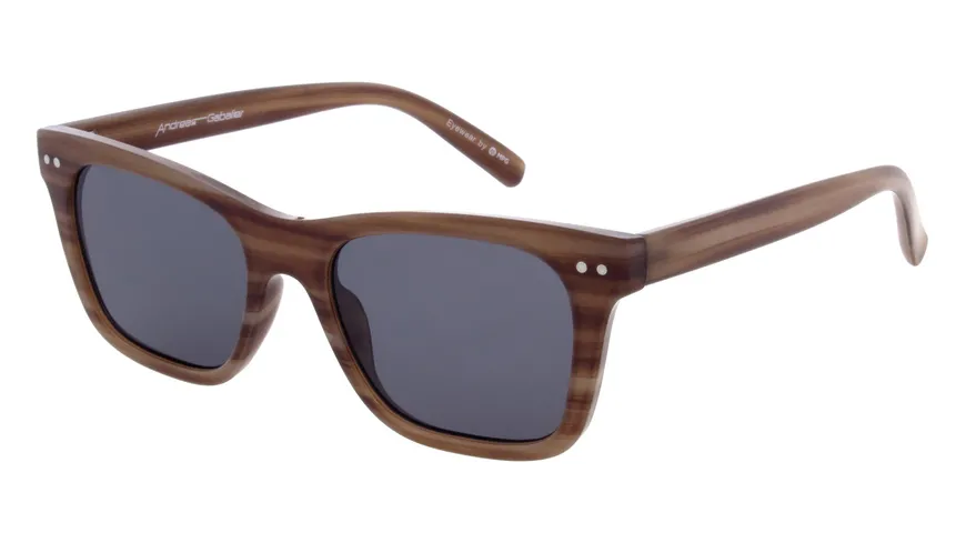 Andreas Gabalier Sonnenbrille Kunststoff Holzoptik Braun