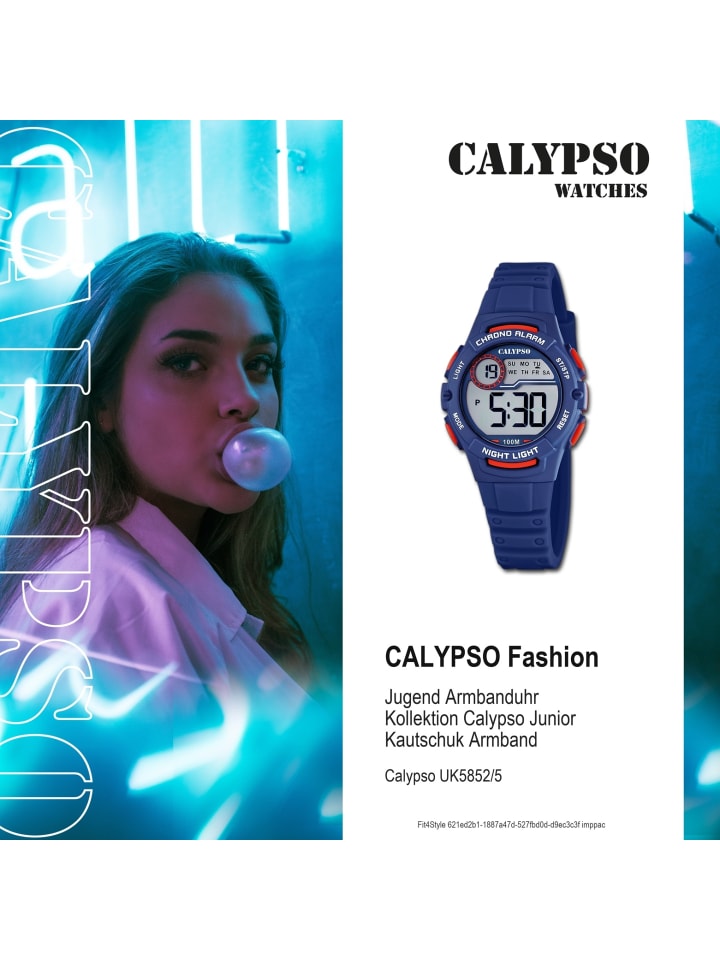 Calypso Digital-Armbanduhr Calypso Junior dunkelblau günstig kaufen onesize