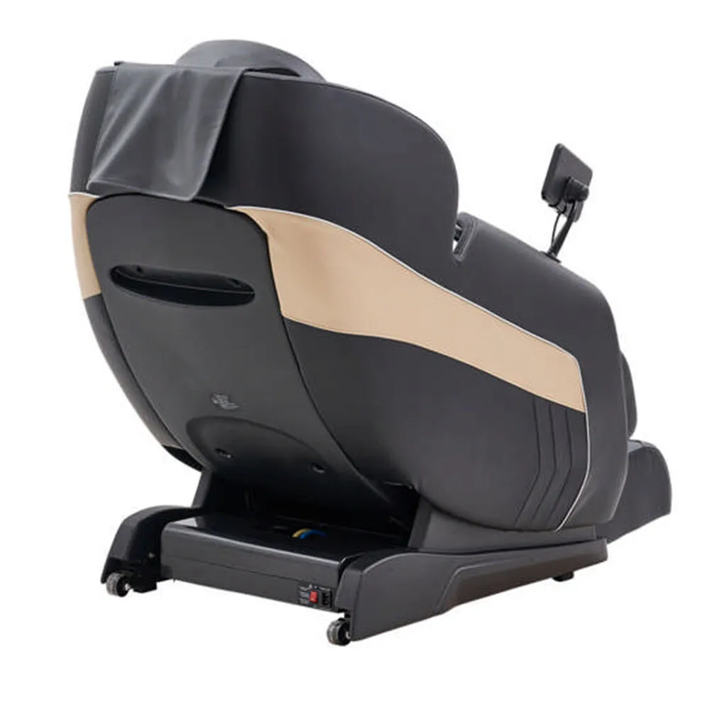 Happy Home Happy Home Elektrischer Massagesessel mit Kopfstütze & Airbag, Schwarz / Creme