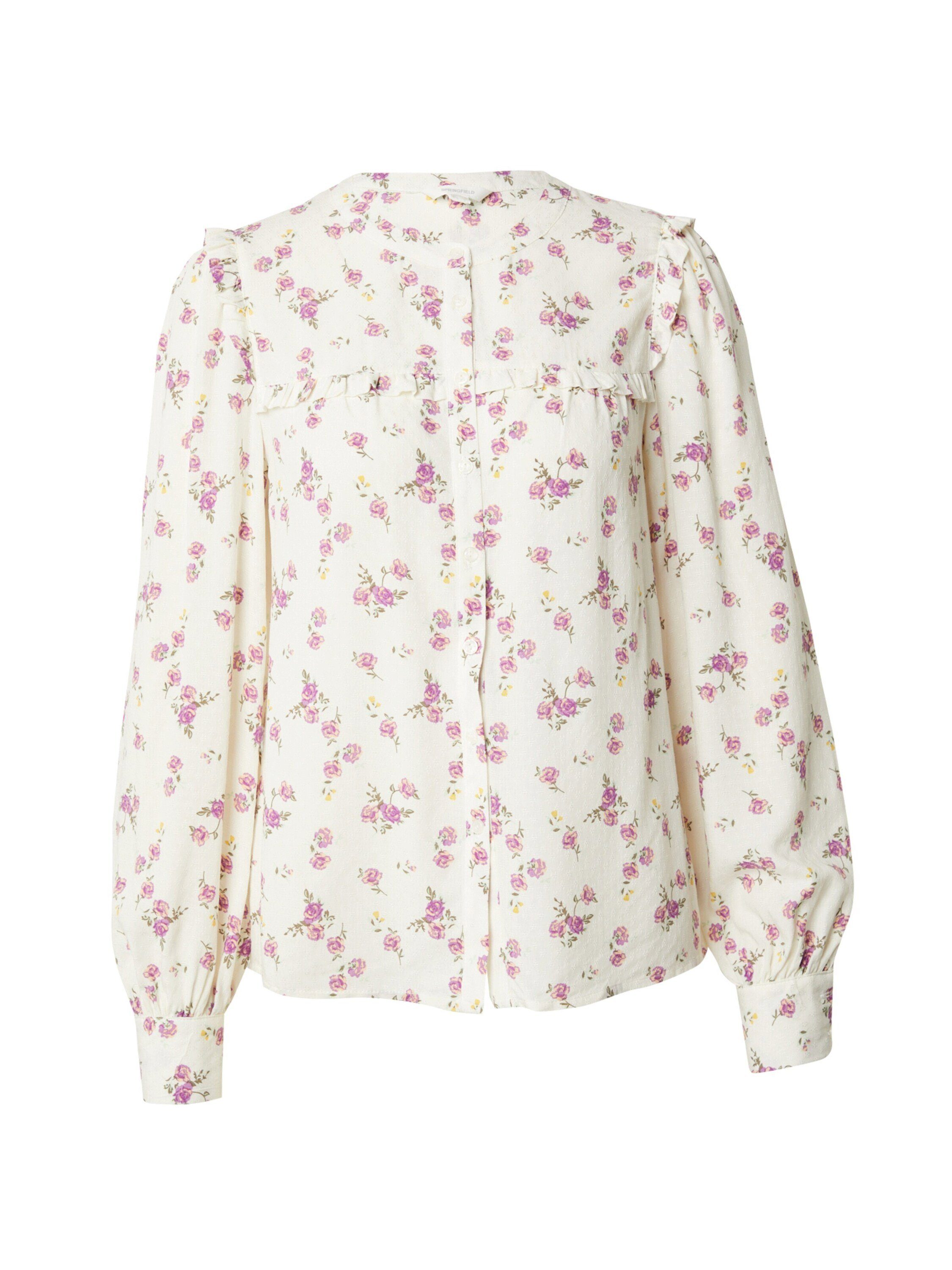 Springfield Funktionsbluse (1-tlg) Drapiert/gerafft, Rüschen