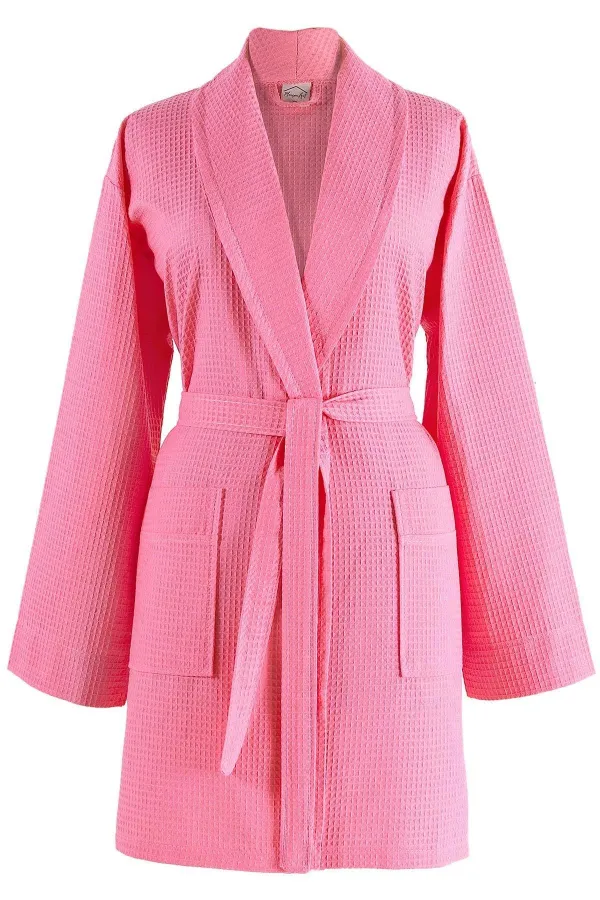 Zeynep Tekstil  Pike Bademantel aus 100 % Baumwolle, Premium-Bademantel im neuen Trend