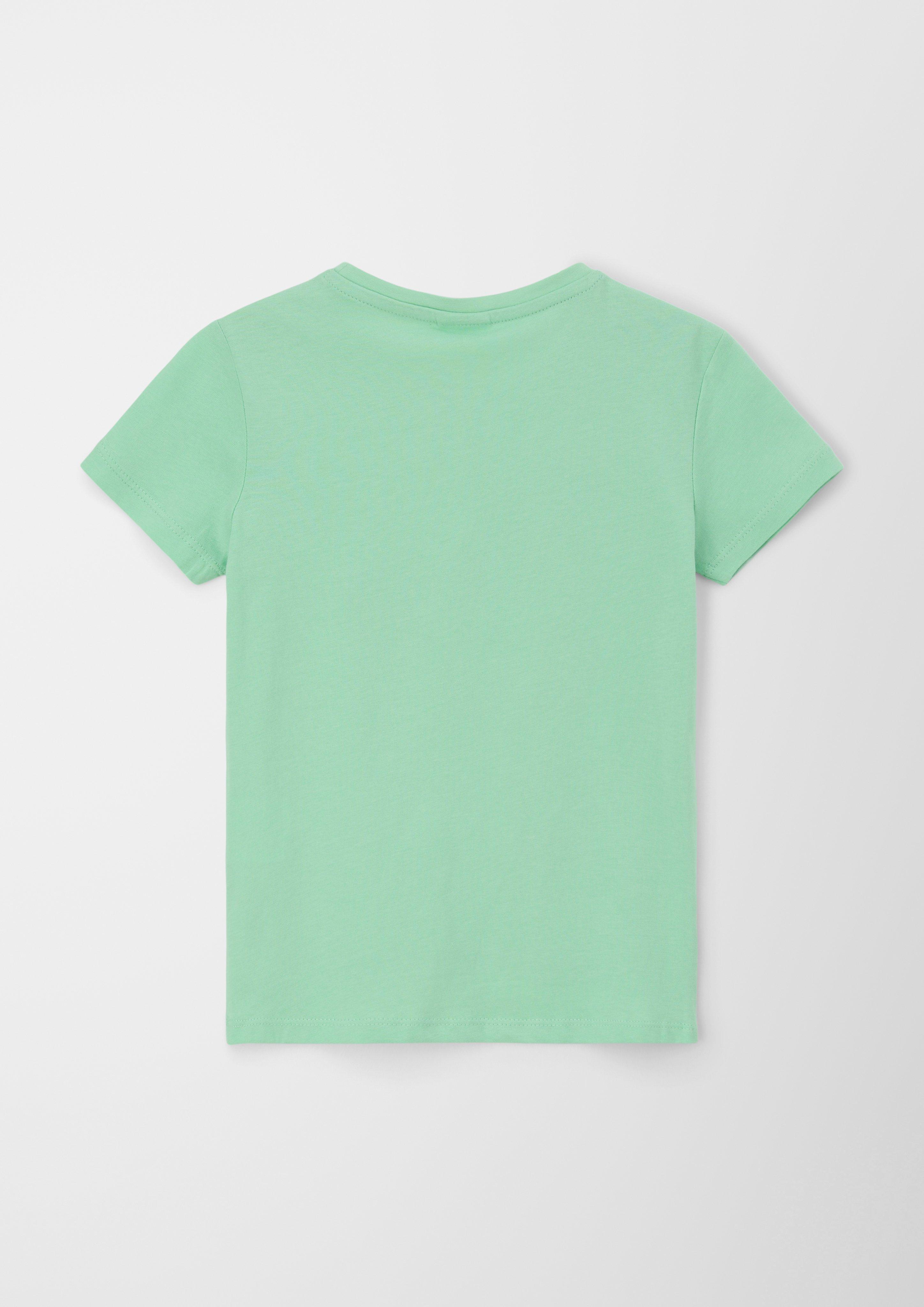Print-Shirt mit Glitzereffekt  2130563-7300